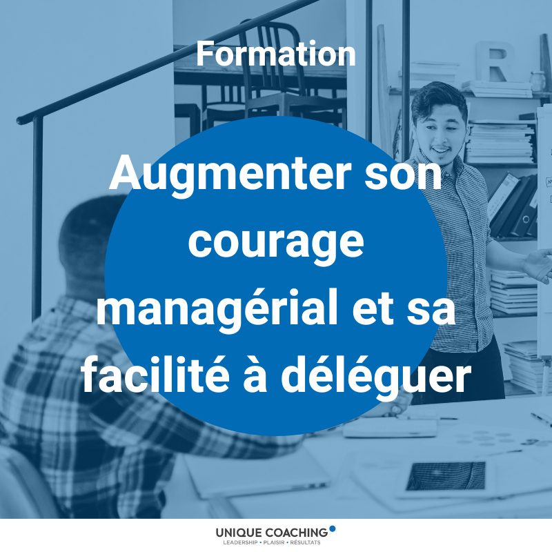 courage et déléguer formation