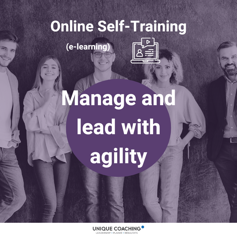 online self training elearning manage and lead with agility